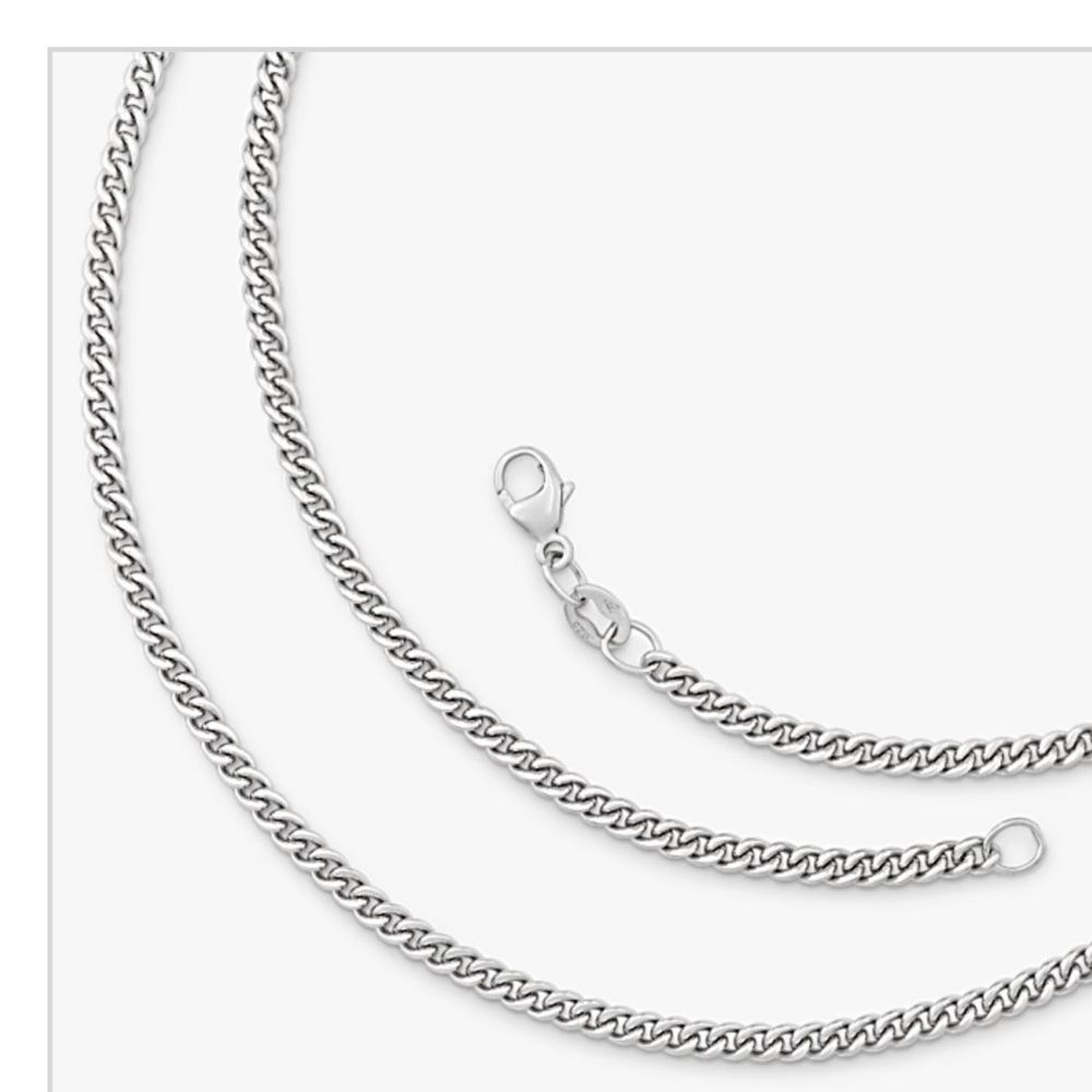 James Avery Light Curb 14’ Necklace 925
New